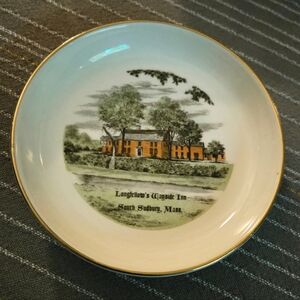 1967 Vintage Longfellow’s Wayside Inn, S.Sudbury Mass. Trinket Dish